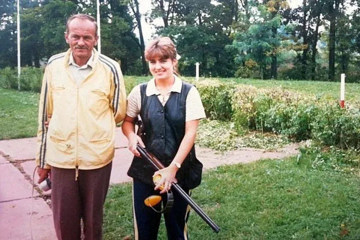 Igaly József és lánya, Diána – Fotó: Igaly József Lövészklub